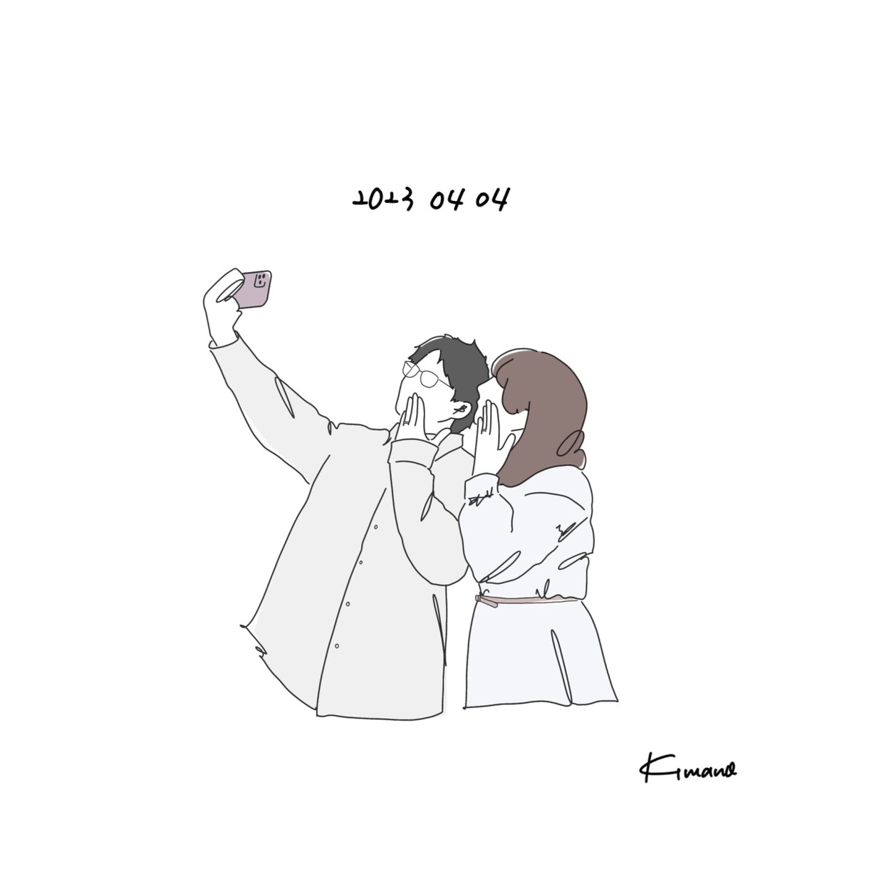 ゆる線画イラストを承ります あなたの写真を線画イラストにしてみませんか？ イメージ1