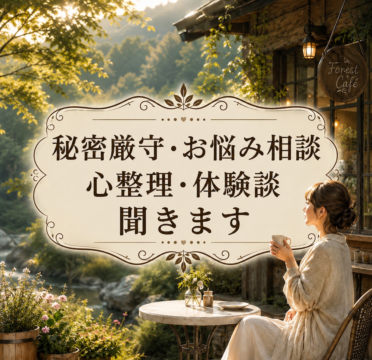 弱音を吐けない人の話聞きます 弱音を吐けず大丈夫と言い続けてきた人へ イメージ1