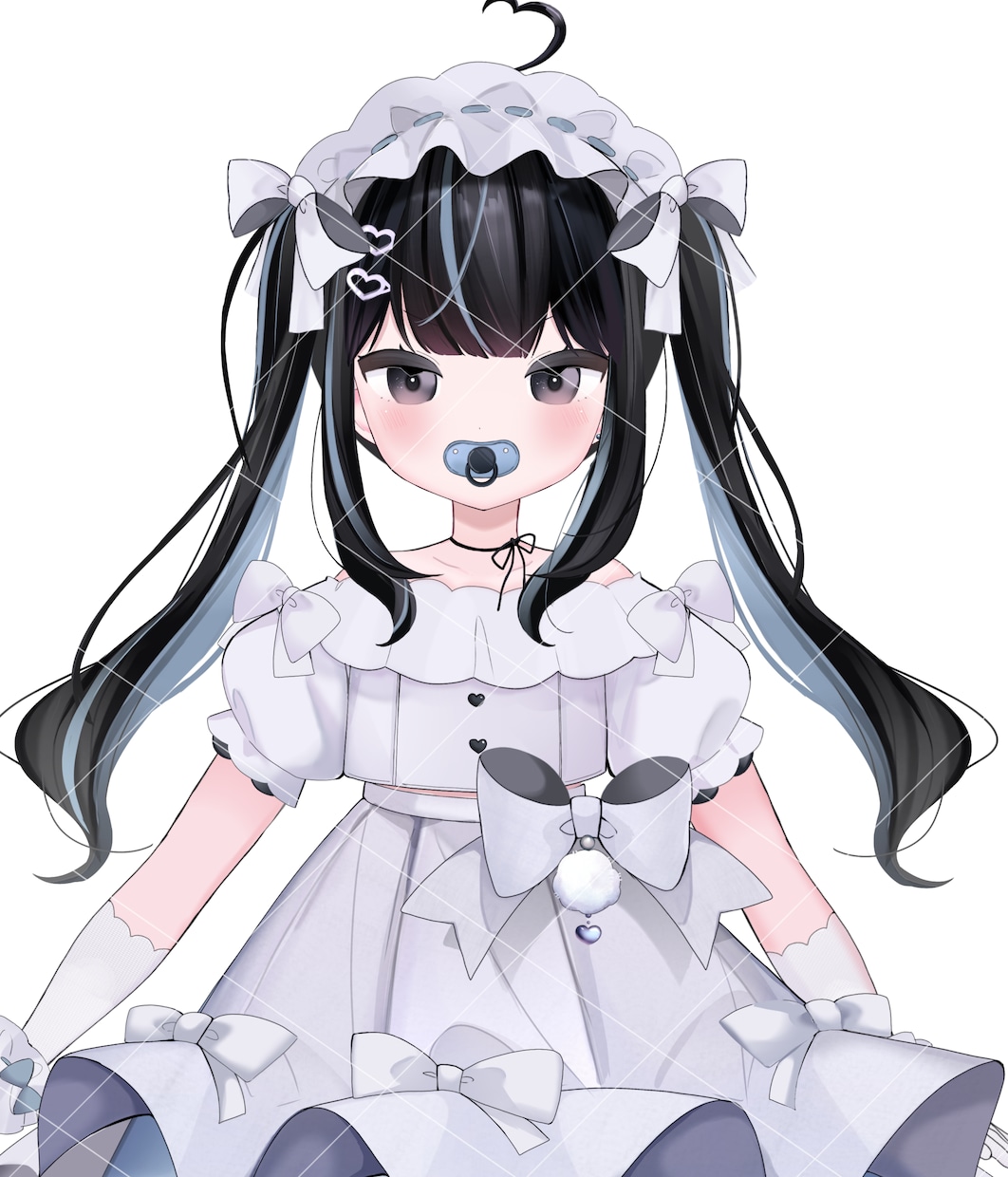 パーツ分け済みのPSDデータになります 【Live2D用PSDデータ】ロリータ衣装の女の子 イメージ3
