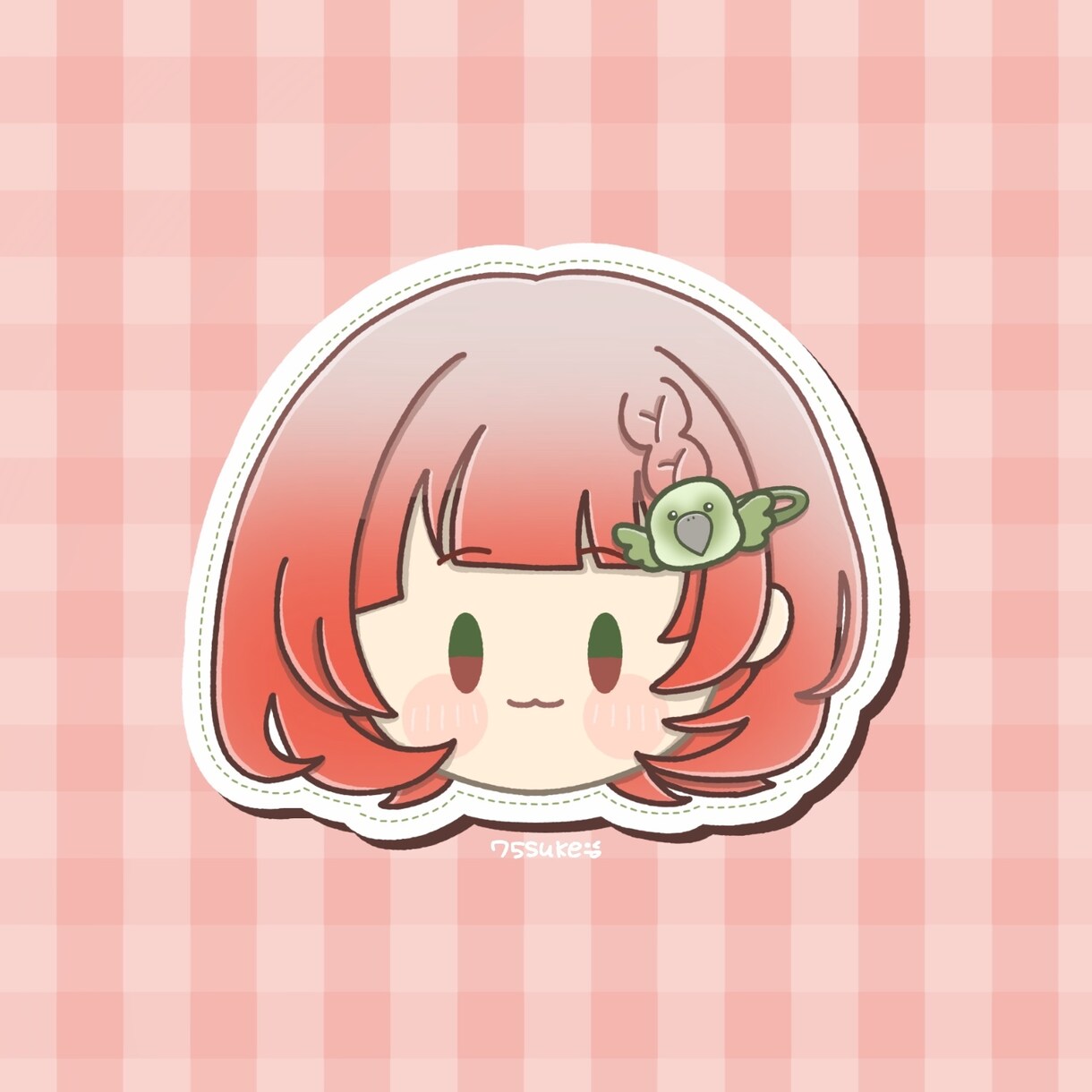 商用利用込♡あなたをワッペンステッカー風に描きます Vtuber様/活動者様/その他どんな方でも☆ イメージ3
