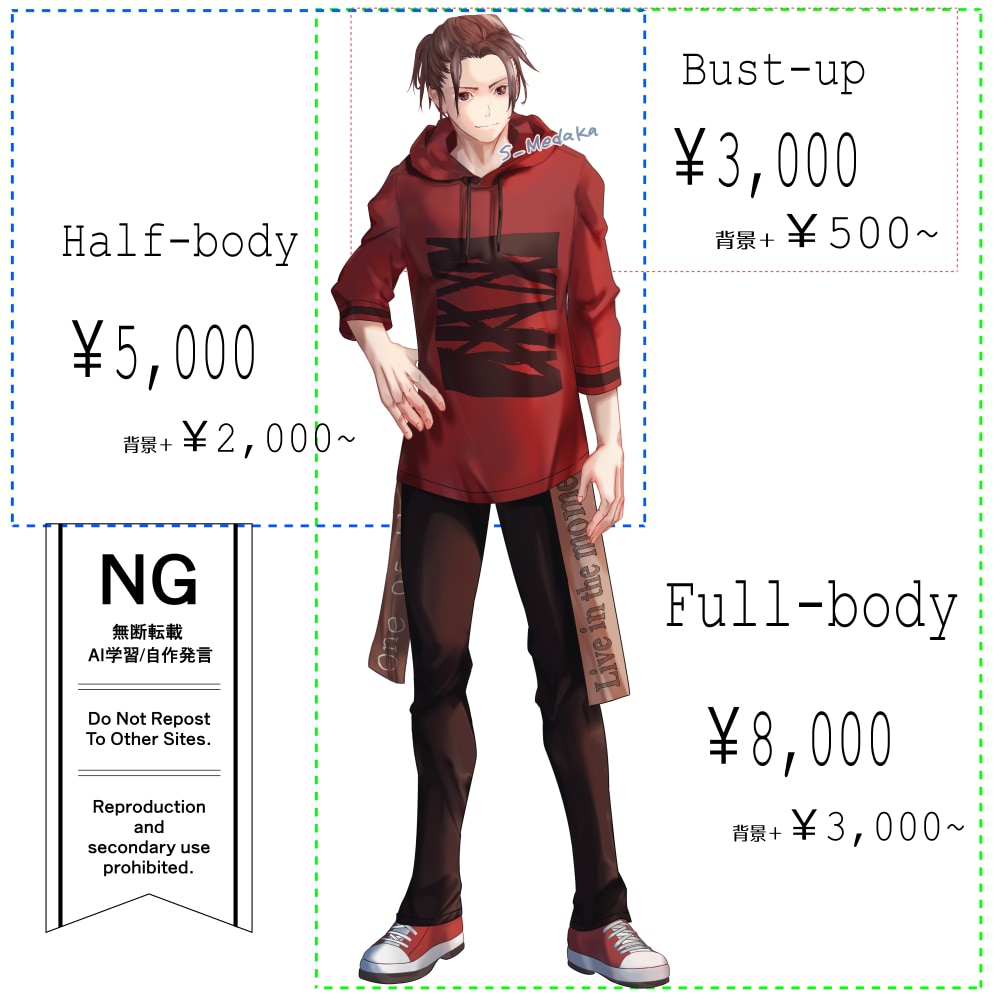 各種イラスト描きます 人物のみのイラストから背景付きイラストまで イメージ2
