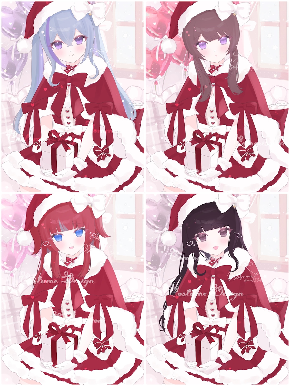クリスマス量産イラストを制作します VTuberさんにもおすすめです！ イメージ3