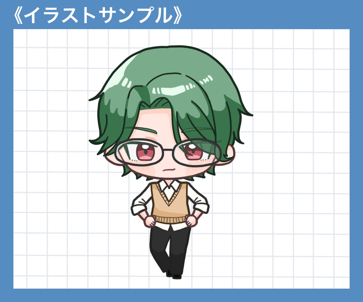 かわいいミニキャラ/SDキャライラスト描きます 商用利用OK◎SNSアイコンや配信、グッズ、プレゼントなどに イメージ8