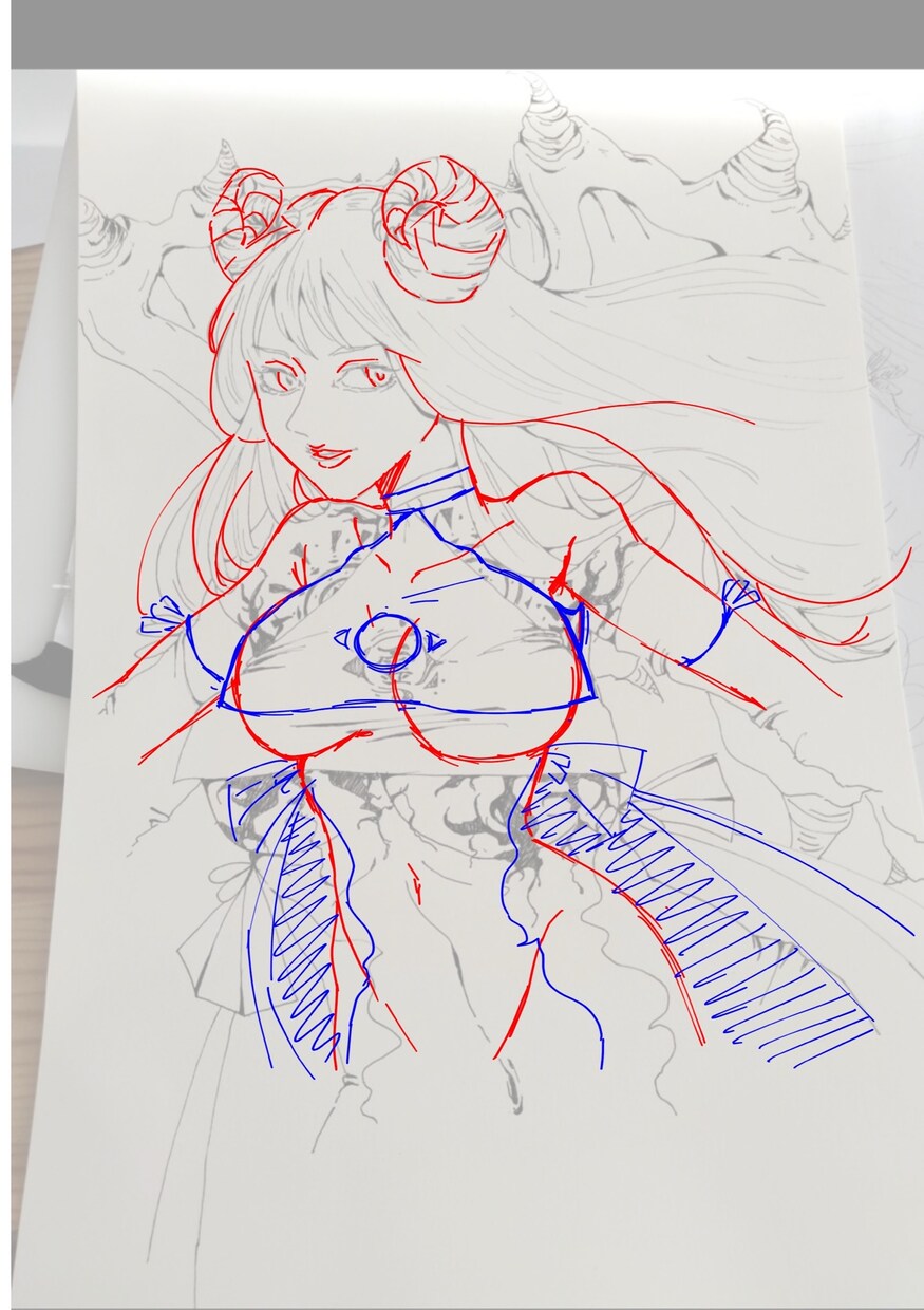 赤ペン添削で画力アップをサポートします 丁寧な添削で「何かがおかしい…」を解決いたします‼️ イメージ2