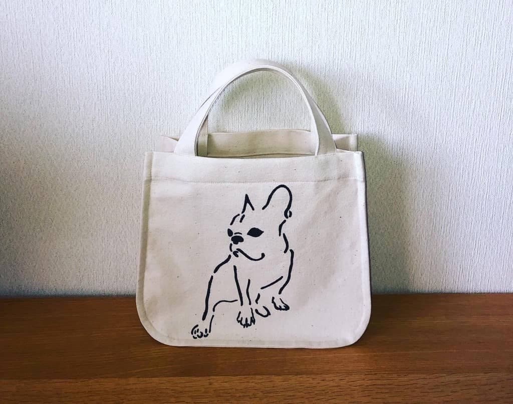 ペットの写真からバッグ、収納用帆布BOXを作ります ペットのイラストを帆布にプリントした世界で一つのアイテムを♪ イメージ1