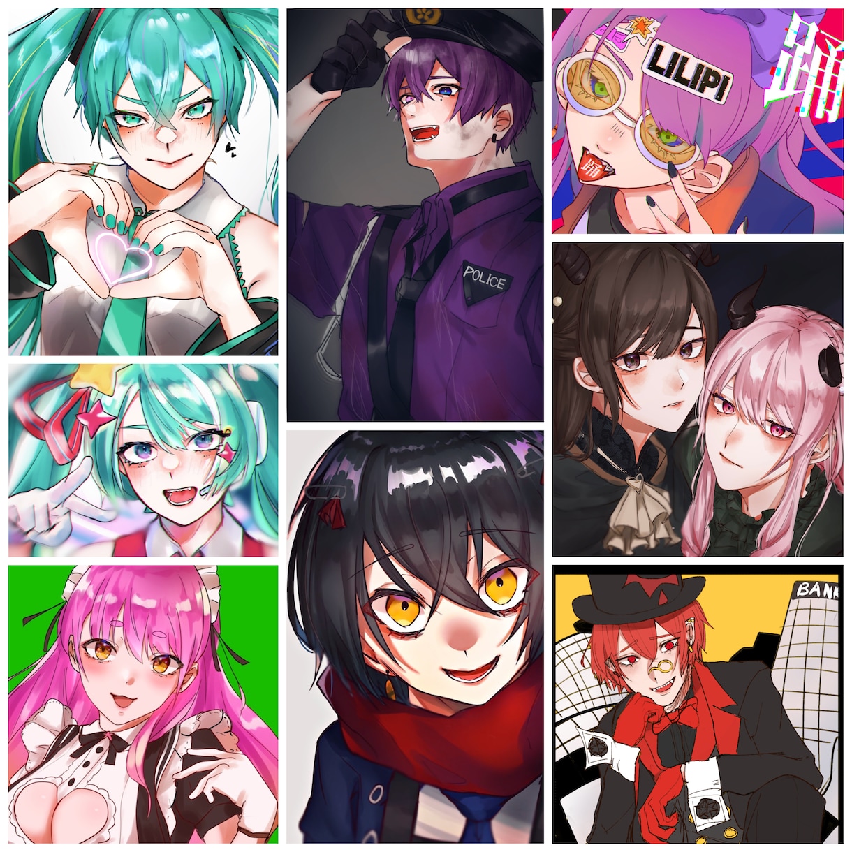 SALE中 かっこいいイラストを描きます キャラクター、動画用1枚絵、Vtuber、trpg立ち絵など イメージ6
