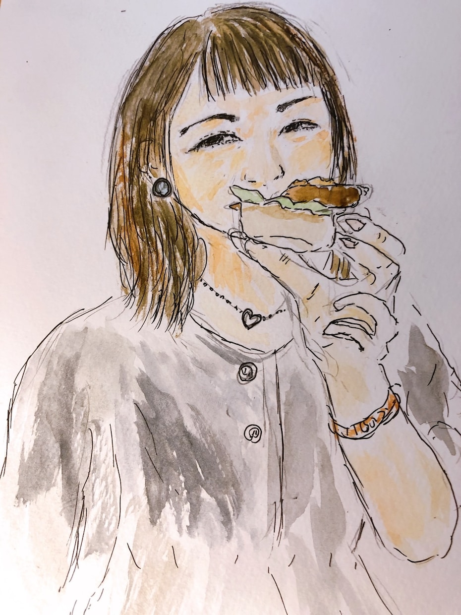 水彩画で似顔絵描きます お子さんの似顔絵やアイコン用の似顔絵描きます イメージ8