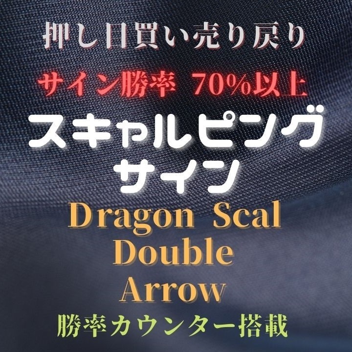 リペイントなし高精度スキャルサインツール提供します 勝率カウンター搭載！分かりやすいサイン！ イメージ1