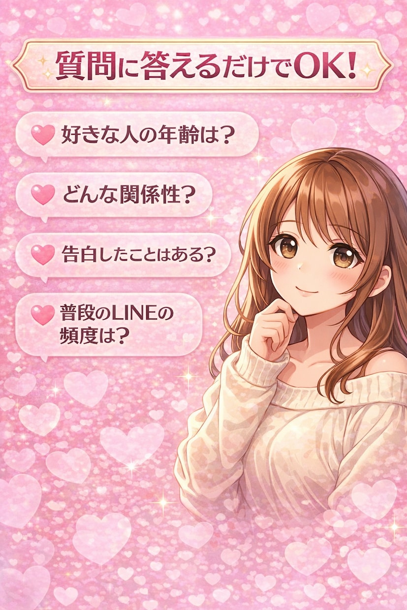 今なら500円｜彼の本音を徹底分析します あなたのやりとりから、彼の本音を男目線で丁寧に分析します。 イメージ3