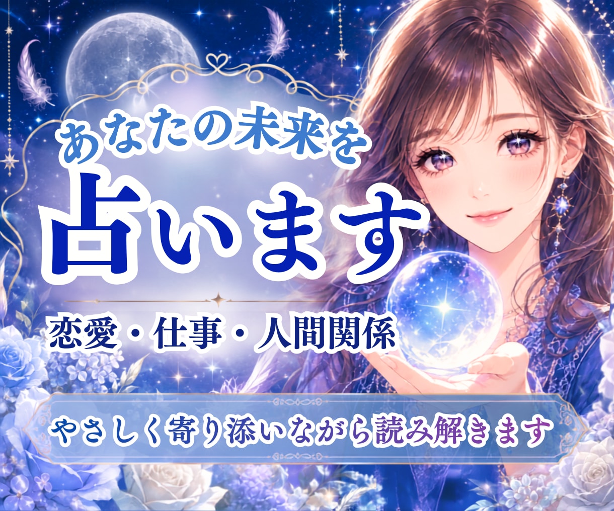占います 貴方の思いしっかり聞かせてくださいね。 イメージ1