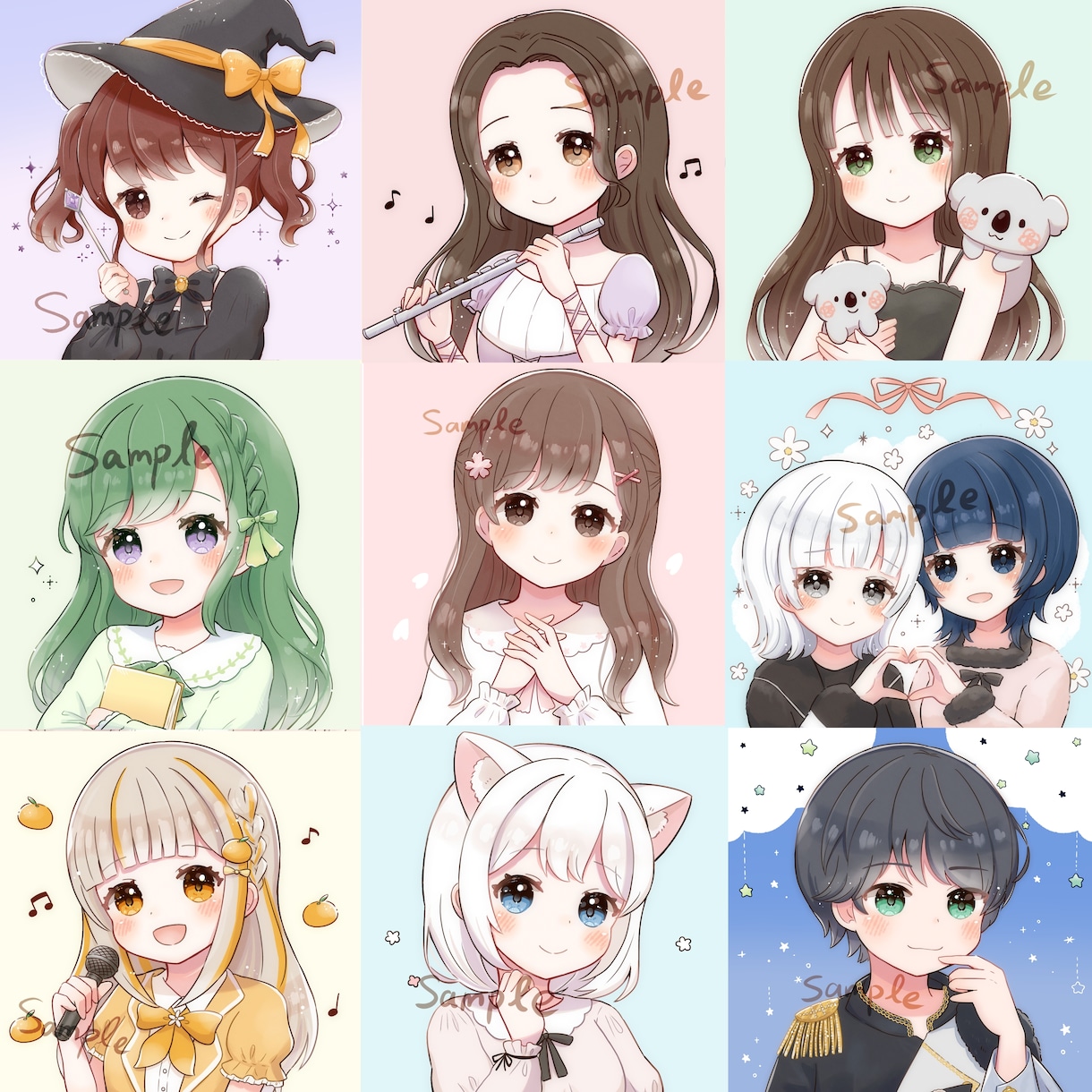修正何度でも◎かわいいイラストをお届けします SNS、YouTube、グッズなど様々な用途で使用可能です◎ イメージ8