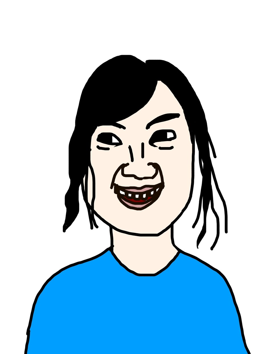変で雑なアイコン用の絵を描きます 出来はめちゃくちゃ悪いですが見れば見るほど愛着が湧きます。 イメージ3