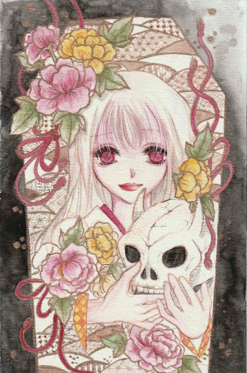 アナログイラスト(基本サイズは葉書)お描きします 個人鑑賞用やプレゼント用にイラストが欲しい方に イメージ5