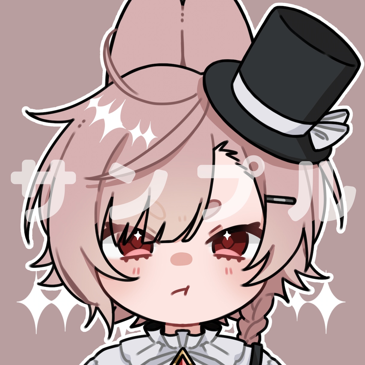 オリキャラデフォルメ化アイコンを作ります オリキャラを可愛くデフォルメ化！アイコンにしてお届けします！ イメージ3