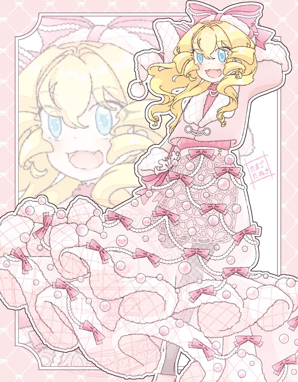 可愛い女の子やたっぷりフリルの衣装など描きます クルクルの巻き毛とふわふわのフリルが得意です！ イメージ3