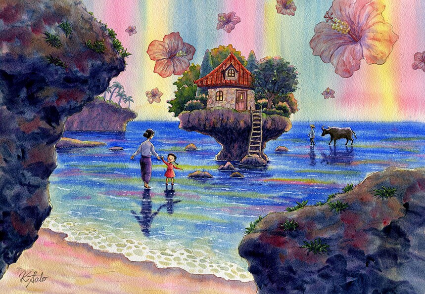 ファンタジックなイラスト、水彩風景画など描きます 手描きのイラストレーターが心に響く絵を届けます。 イメージ4
