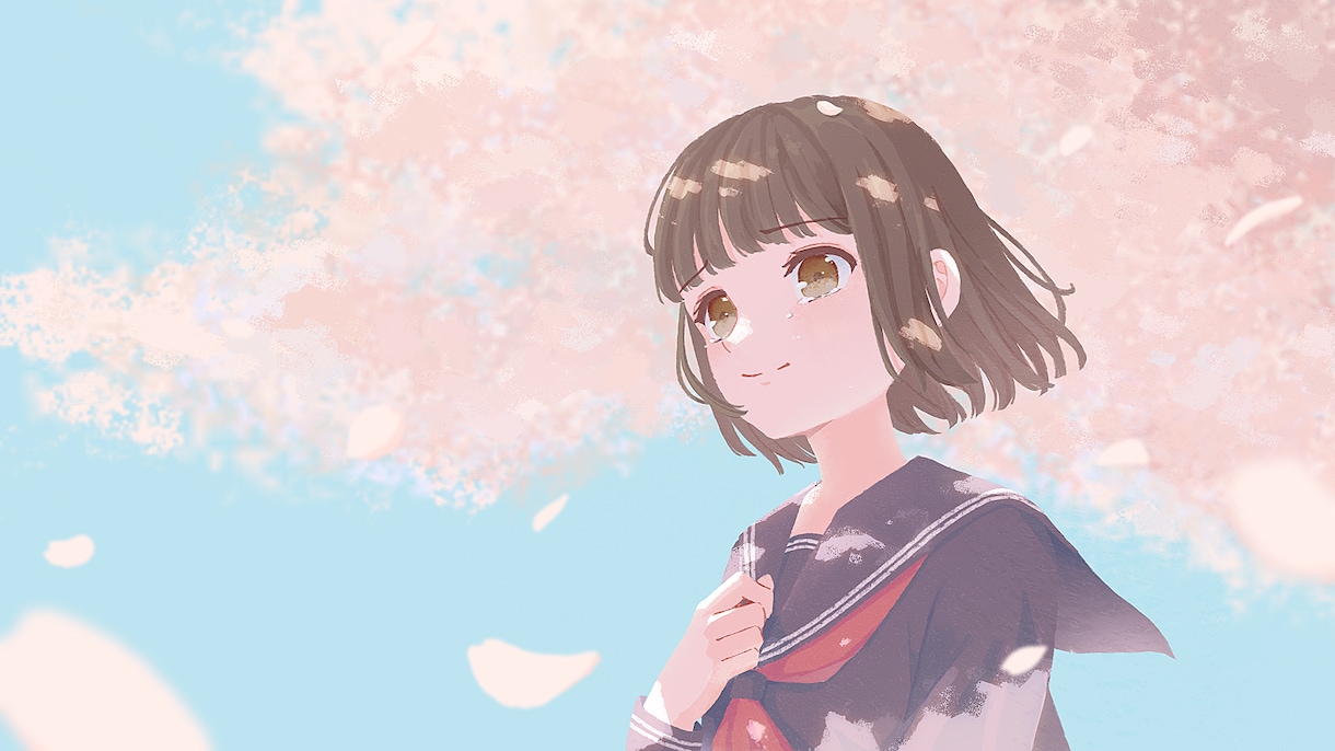 淡く儚い世界観の一枚絵をお描きします 世界観重視のオリジナルMV・歌ってみた・書籍の表紙用に！ イメージ5