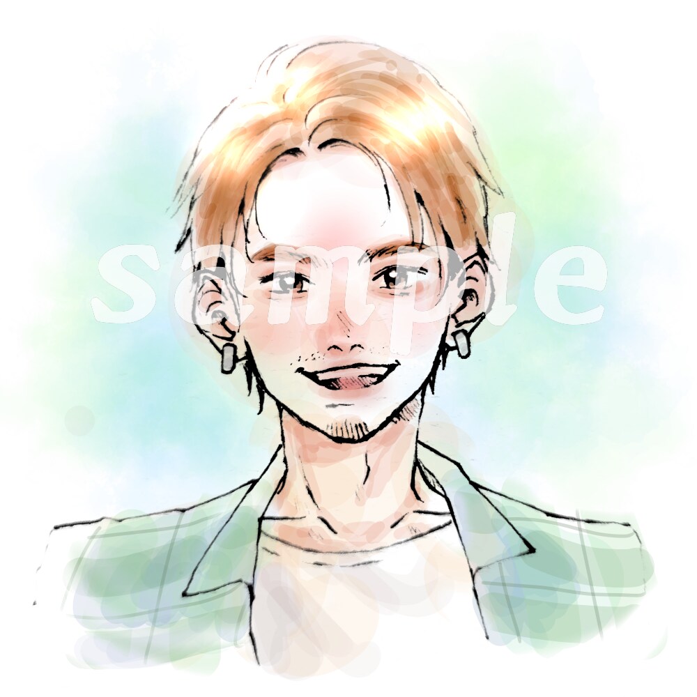 漫画風で温かみのあるアイコン描きます SNSや婚活などに使える、印象のよいアイコンお描きします。 イメージ4