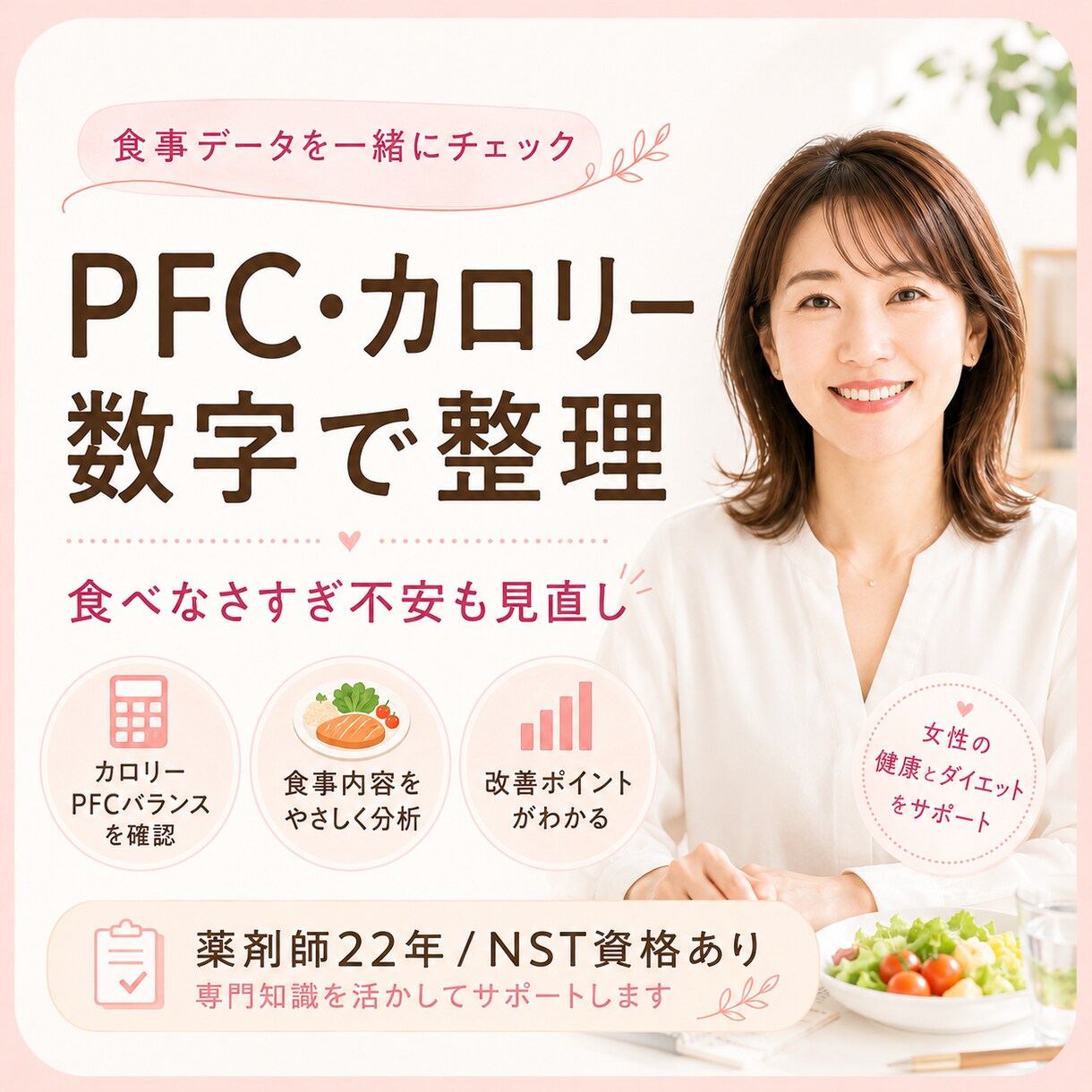 摂取カロリーとPFCの目安をやさしく整理します 食べなさすぎ不安も数字で見直します イメージ1