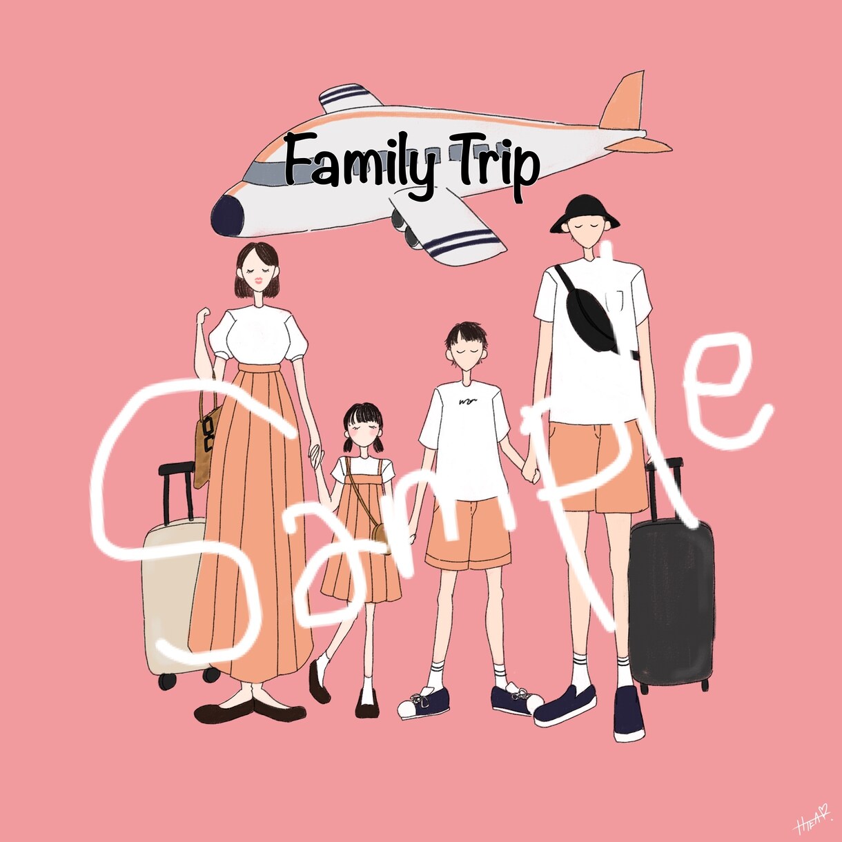 KAWAII♡お衣装イラストにします 《SNS用／携帯ホーム/携帯待受/贈り物に》 イメージ5