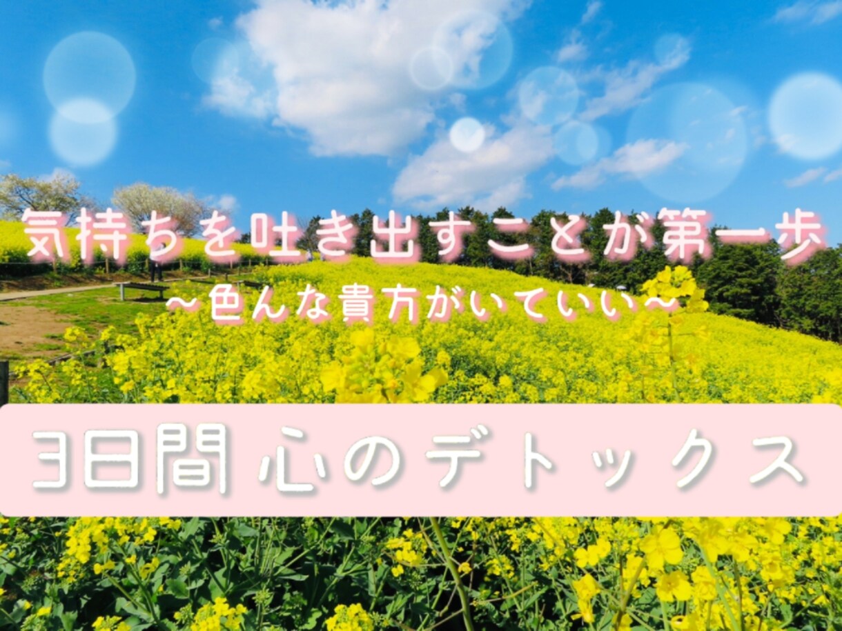 凝り固まった辛い気持ちをデトックスします モヤモヤ、ザワザワを解消し、自然体のあなたを呼び戻す。 イメージ1