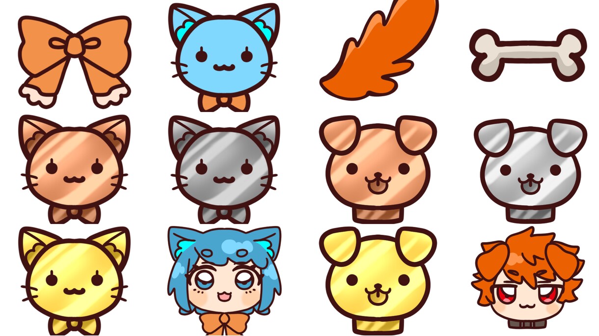 YouTubeやTwitchなどのスタンプ作ります LINEスタンプの経験も有ります！手頃で簡単にお手元にどうぞ イメージ5