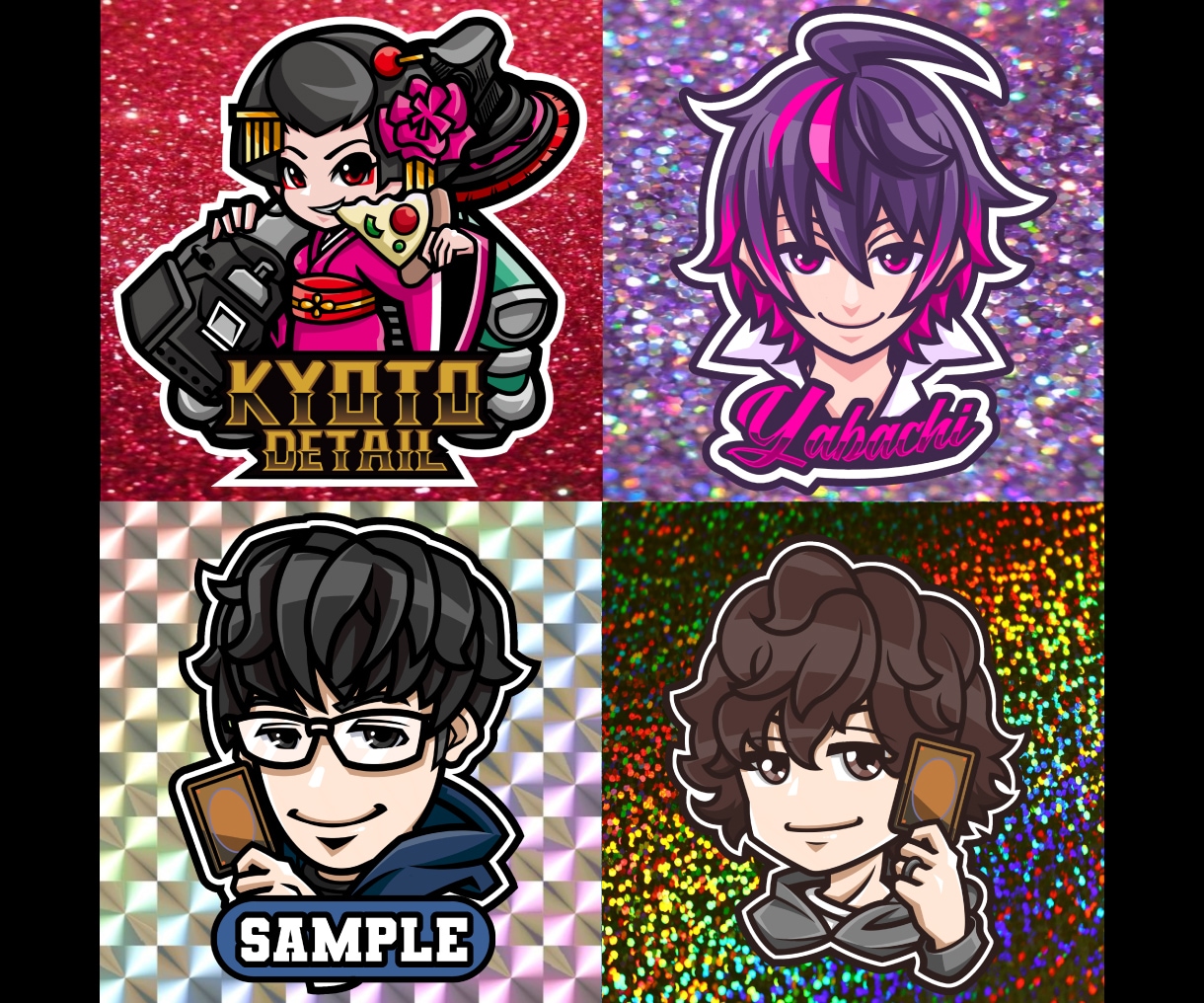 オリジナルキャラ・シール用イラストを制作します 似顔絵・ペット・マスコットに対応。印刷用データもご用意します イメージ10