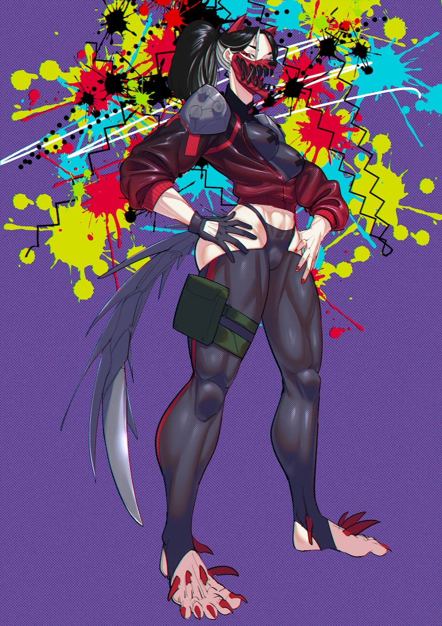 ご希望の筋肉娘描きます アイコン・バストアップ・立ち絵など イメージ3