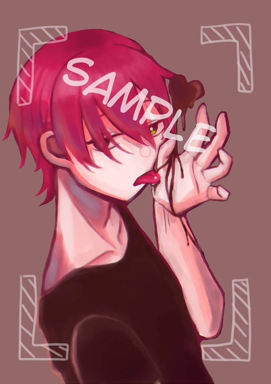 SNS等のアイコンやMVの一枚絵描きます 絵柄や雰囲気等、希望に沿った一枚を仕上げます。 イメージ1