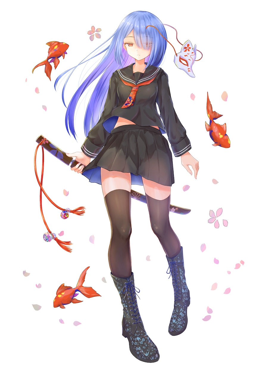 可愛く綺麗なイラストをお描きします キャラクター立ち絵や、綺麗な背景付きの一枚絵等お描きします！ イメージ10