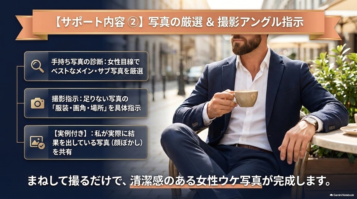 マッチ数を増やすプロフ作成代行します マッチ数を増やすプロフ作成代行 イメージ5