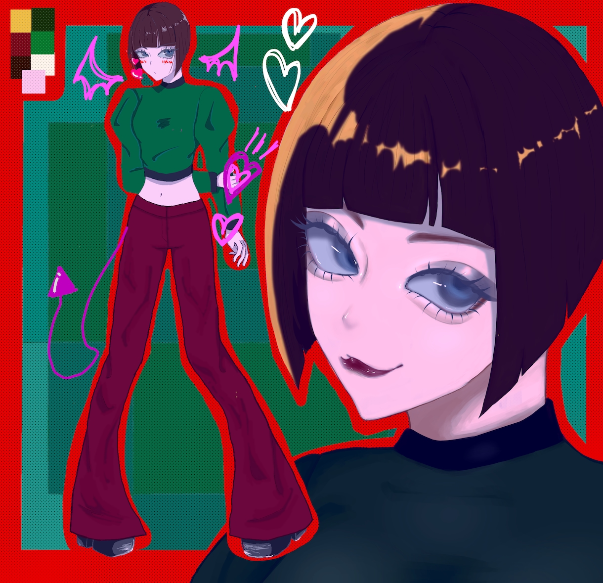 希望通りのイラスト描きます 得意なのは厚塗りなので絵の存在感があります イメージ1