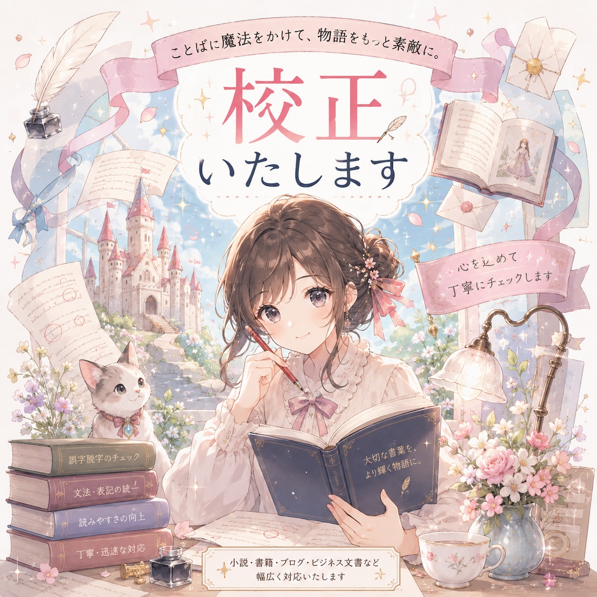 文字数追加料金無し記事・小説・レポート校正します 誤字脱字や表記ゆれ、読者に伝わりやすい文章に整えます。 イメージ1