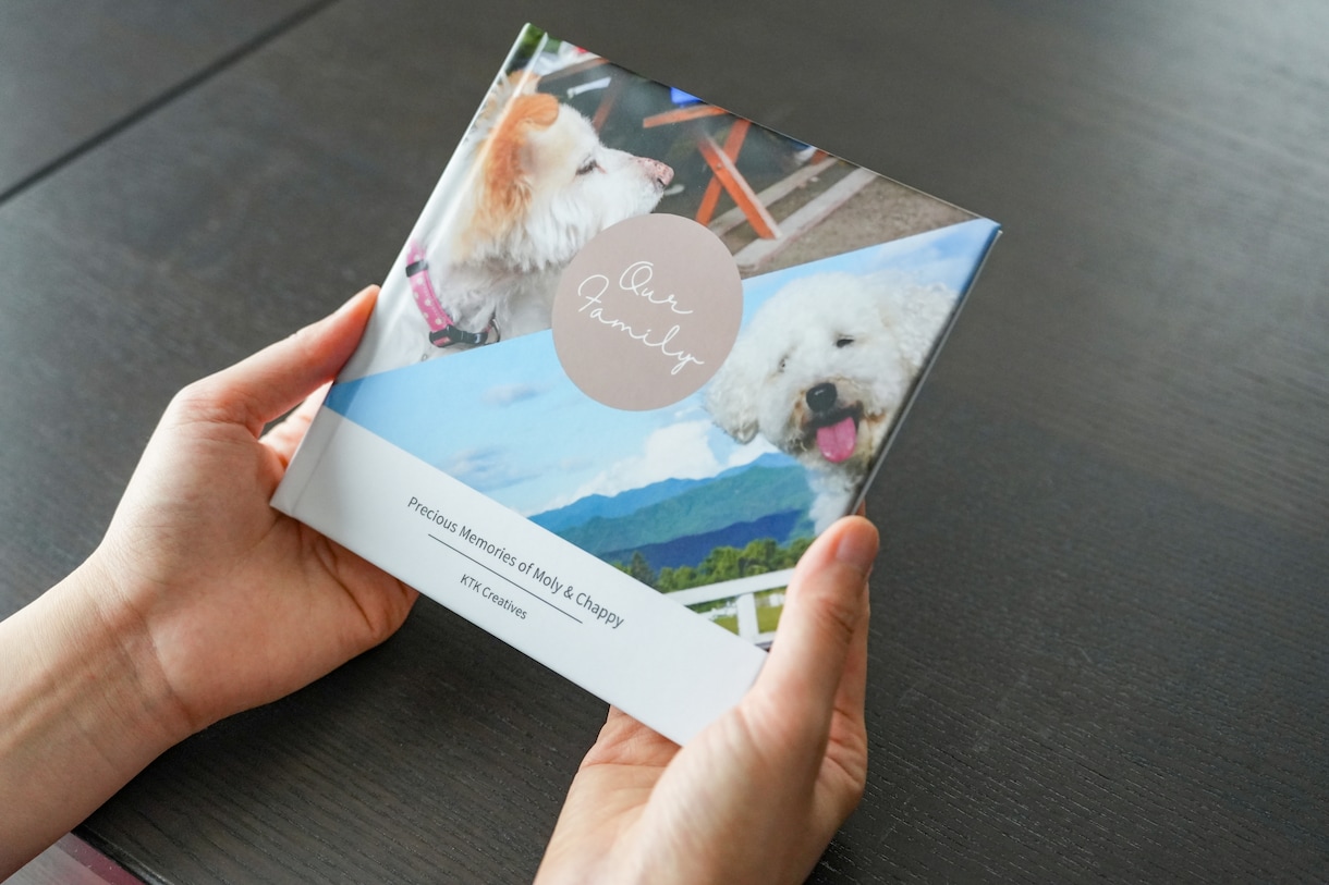 ペットの思い出が詰まったフォトブックを制作します 撮りだめた写真から一冊のフォトブックをお作りします！ イメージ3