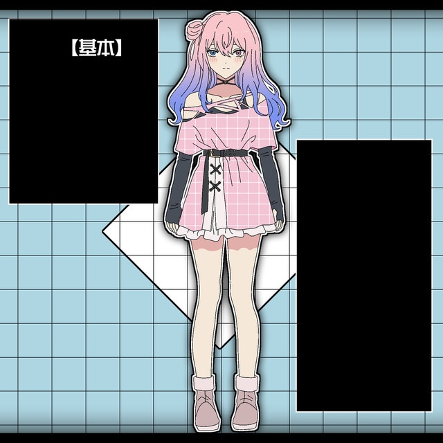 コテキャシート作成します あなただけのコテキャデザイン、立ち絵制作します イメージ2
