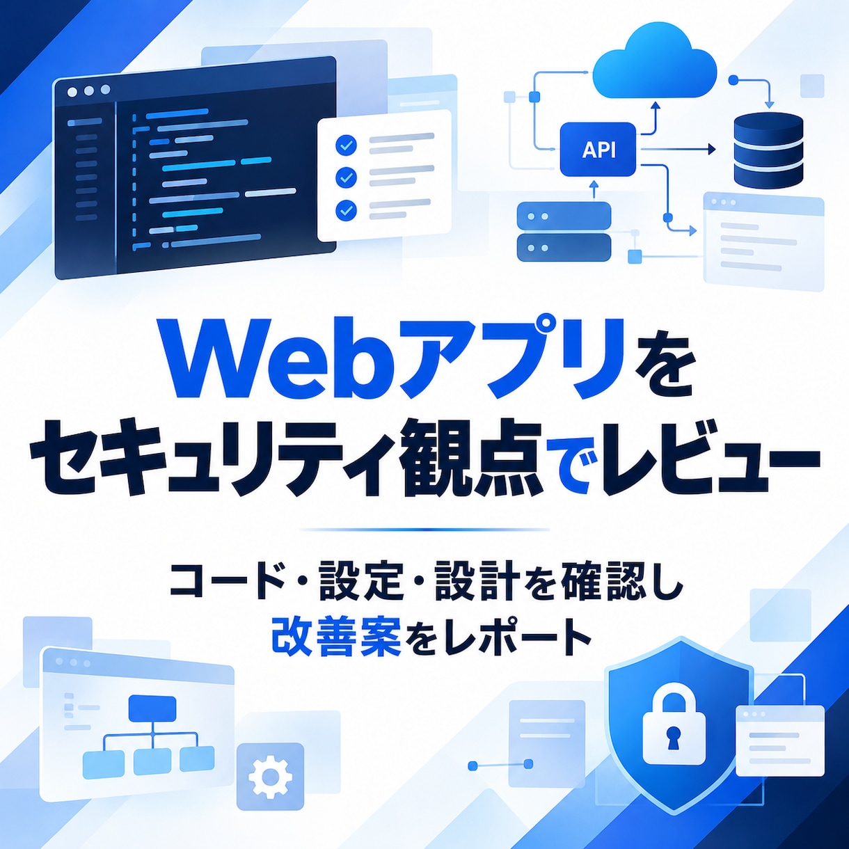 Webアプリをセキュリティ観点でレビューします コード・設定・設計を確認し改善案を報告します イメージ1