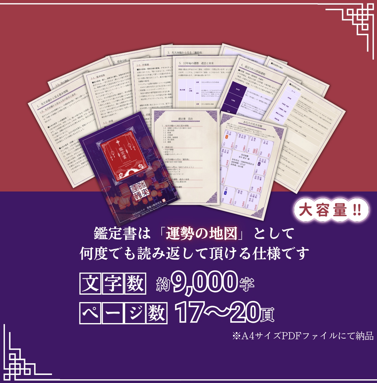 開運！運命の流れに乗る開運占いします 5年運付き総合鑑定！才能・仕事・財運の流れを紫微斗数で鑑定 イメージ6