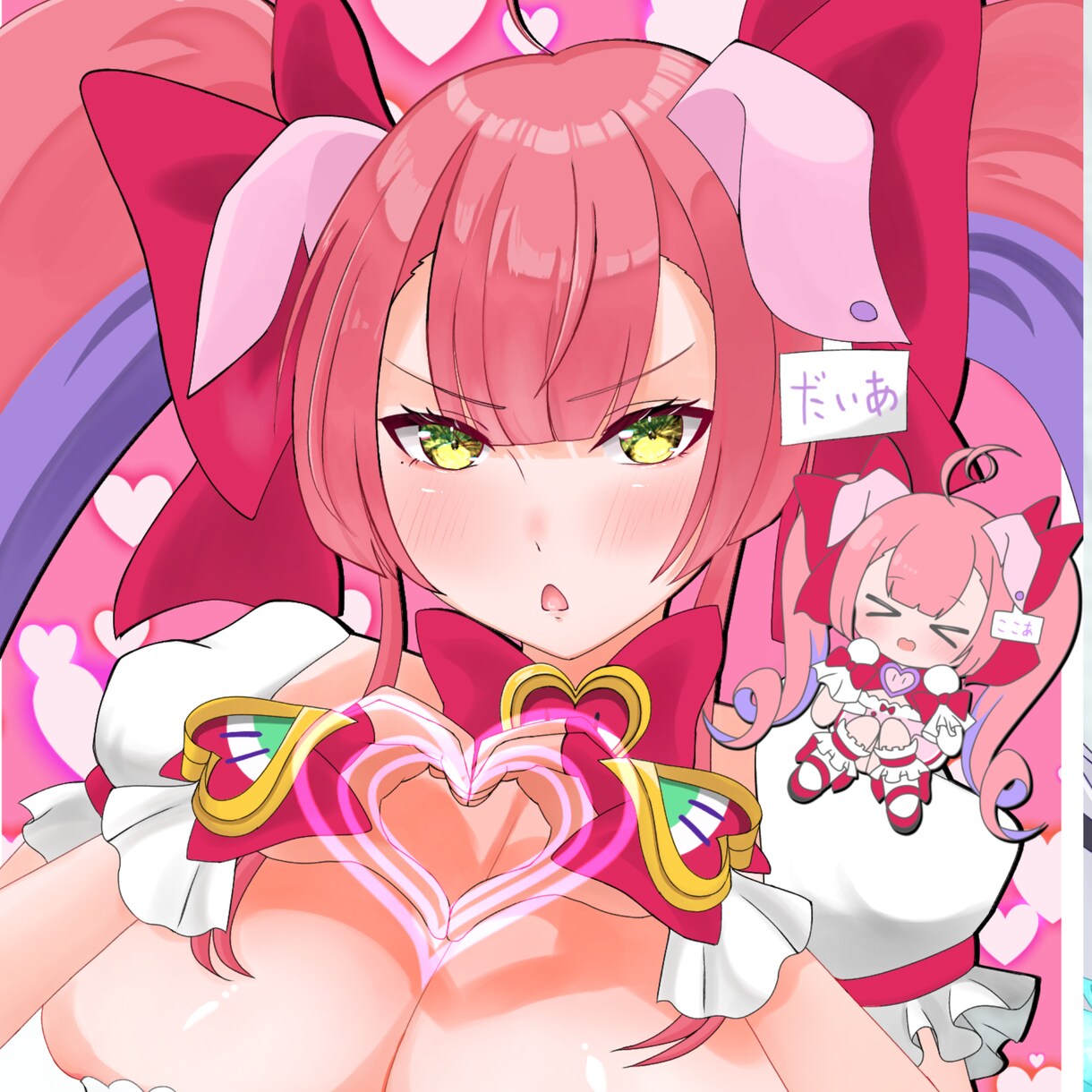 キラキラ・かわいいアイコンイラスト描きます 最短3日！きらきらかわいいイラスト イメージ1