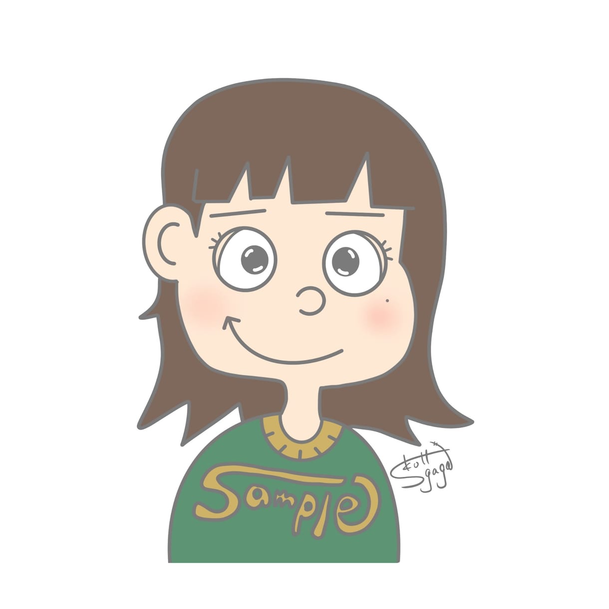 アイコン用イラストや似顔絵を描かせていただきます SNS用アイコンを作りたい、写真をイラストにしたい方へ！！★ イメージ4