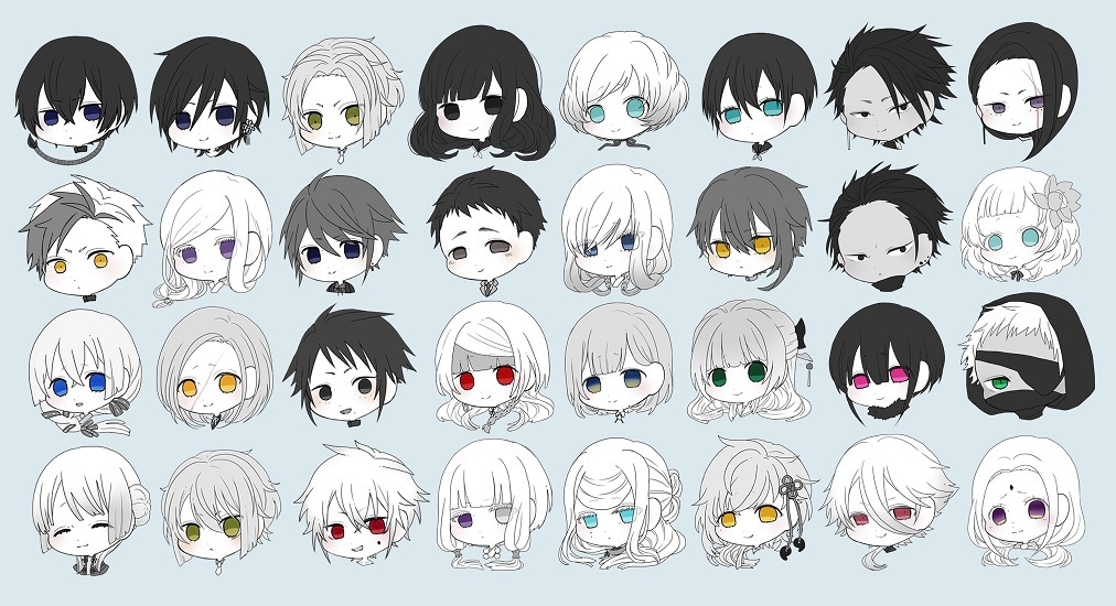 コロコロかわいくキャラクターの顔部分を描きます ＳＮＳ、アイコン、キャラ相関図用、似顔絵、その他多目的に！ イメージ2