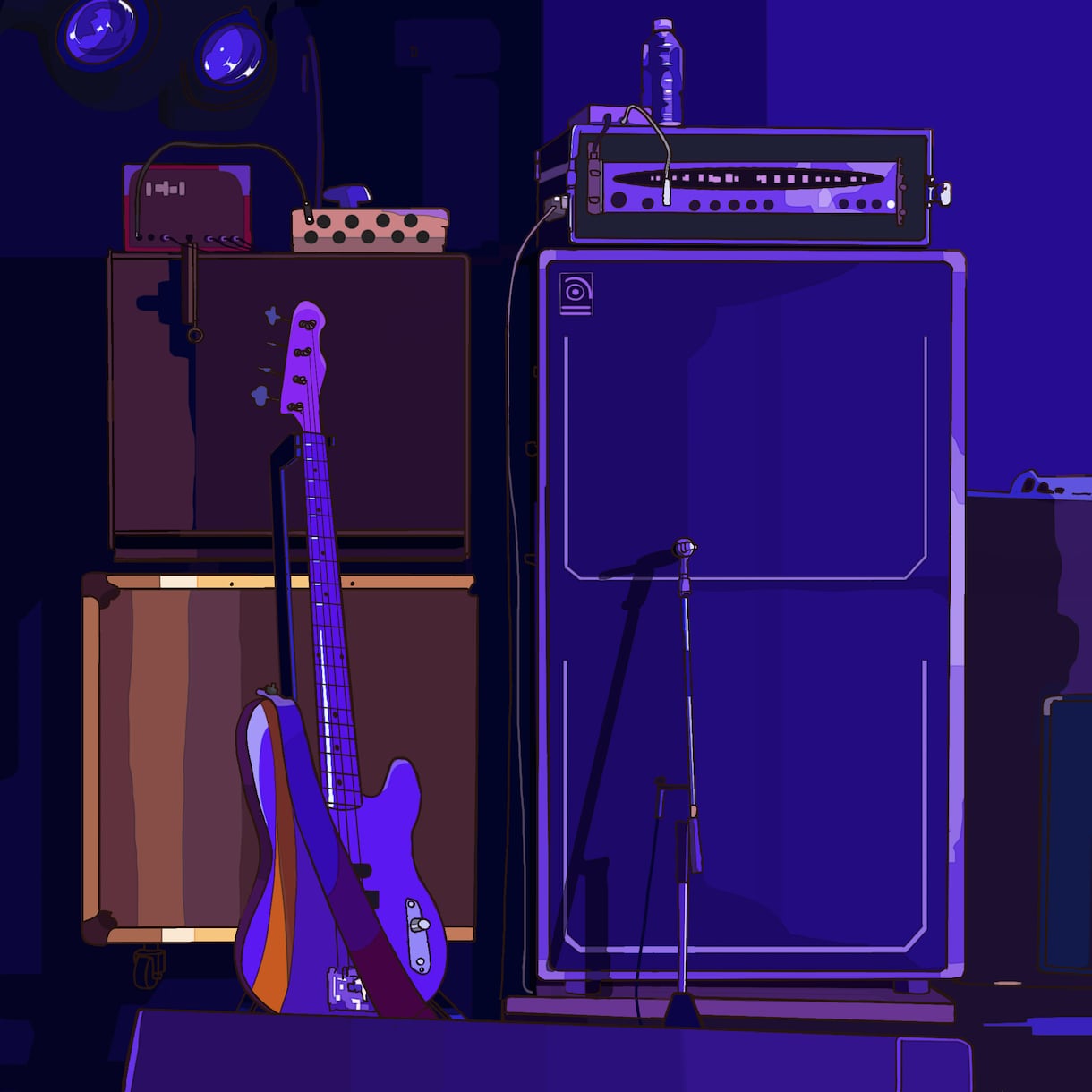 CDジャケットバンドイラストデザイン制作します 楽器など音楽に使うイラスト描きます イメージ2