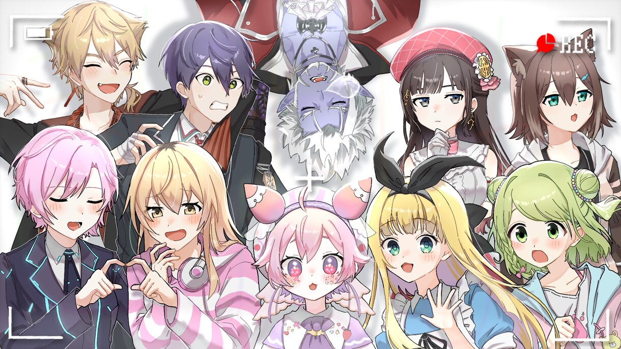 IRIAMの立ち絵 男女 お描きします アプリでキレイに動作できるよう微調整したものをお渡しします！ イメージ5