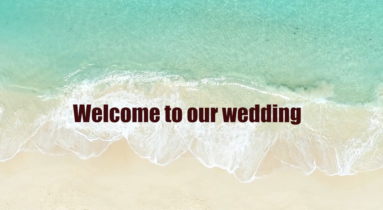 結婚式のオープニングムービーを作成します オープニングムービーで結婚式を楽しく始めませんか？♪ イメージ2
