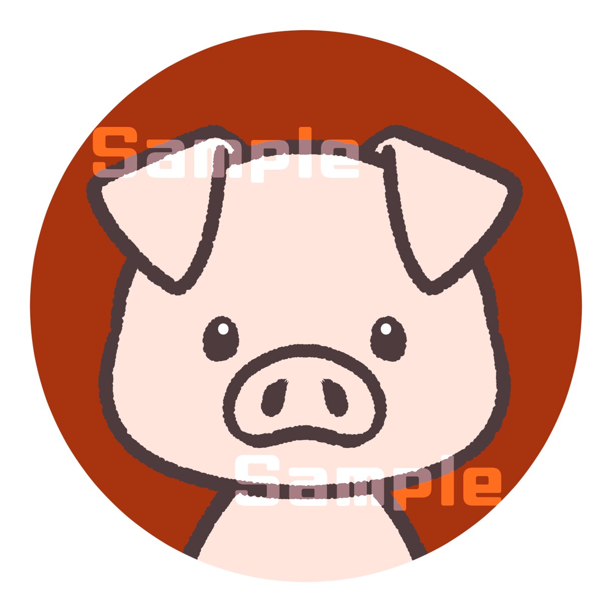 かわいい動物アイコン作成します ペットやお好きな動物でポップなSNSアイコン★商用利用可◎ イメージ8