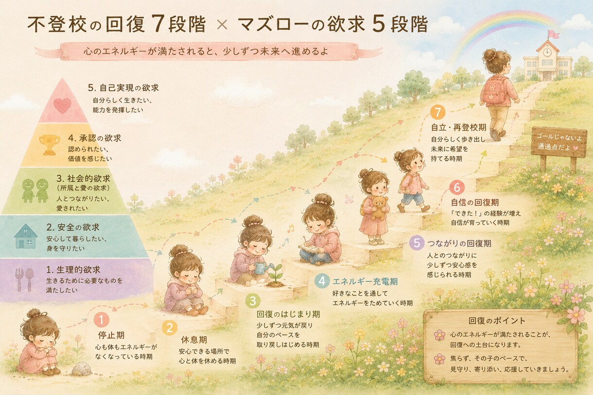 不登校時期の関わり方の翻訳をします 不登校の保護者、学校関係者様へ向けて イメージ1