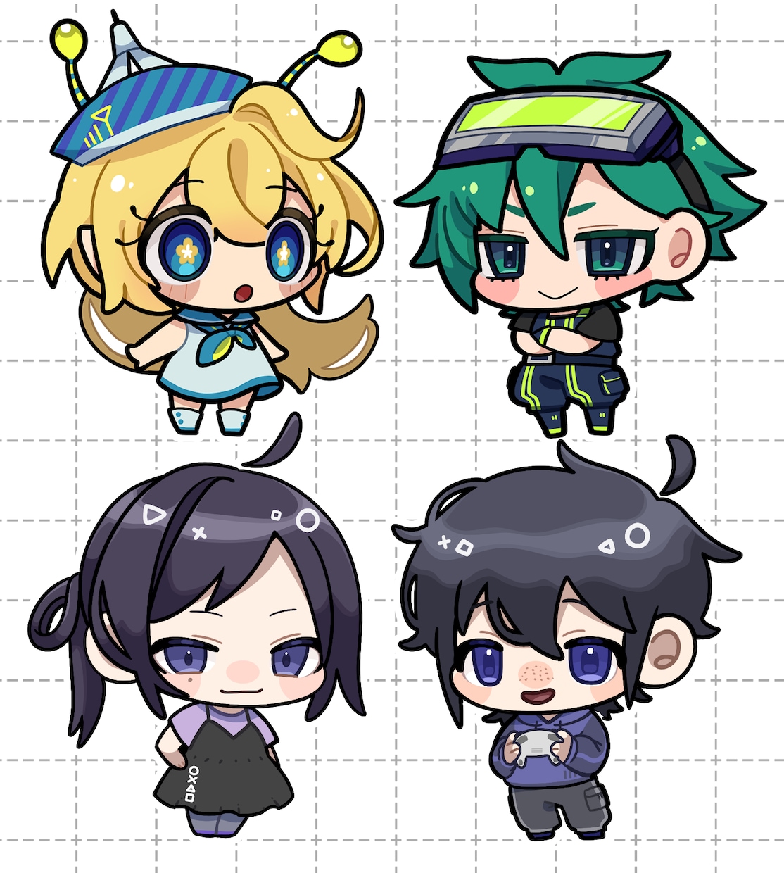 YMM4＆3動く立ち絵描きます 目パチ口パチでちょっぴりクオリティアップ！ イメージ5