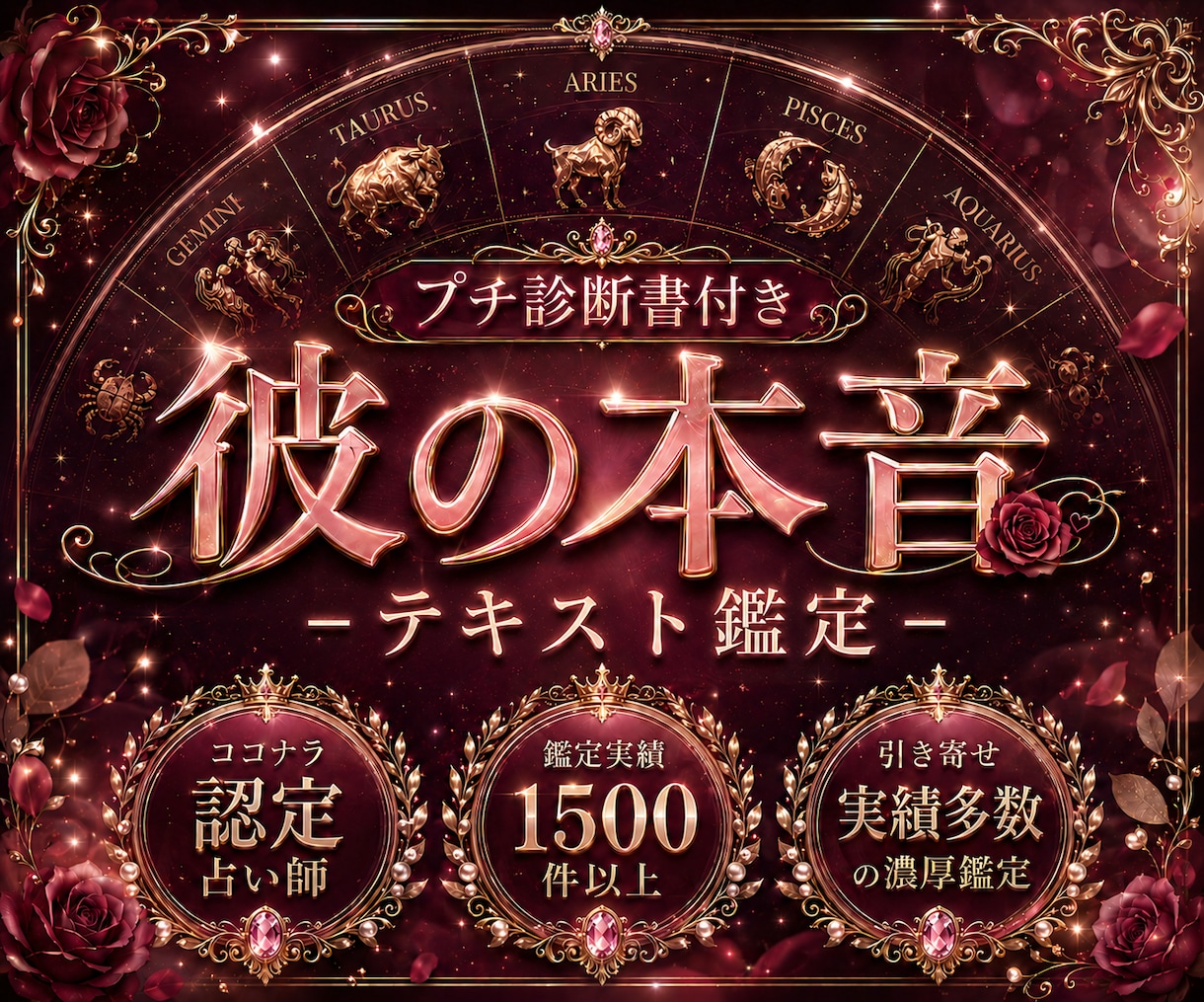 彼の本音・片思い鑑定｜霊視で2人の未来視ます テキスト鑑定☆彼の気持ちや音信不通、復縁などご相談乗ります イメージ1