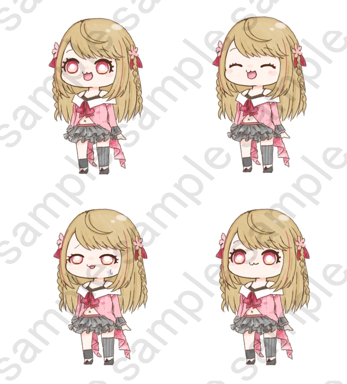 snsアイコン〜LIVE2dモデル何でも描きます お好みのタッチでお客様好みにできます！ イメージ1