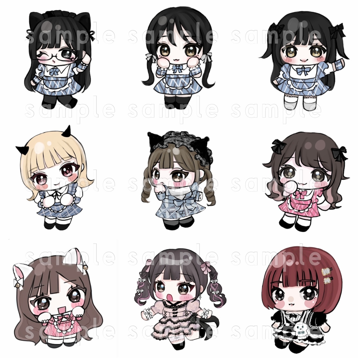 キラキラで可愛いイラストを描きます アイコンや1枚絵など多様に使用できる可愛いイラストを描きます イメージ8