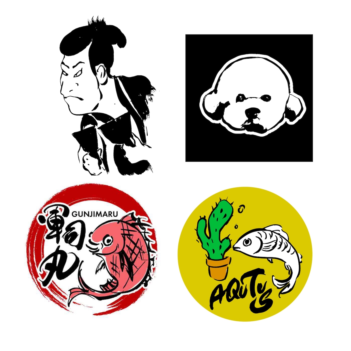 書家が手描きの墨絵・筆イラストを制作します 書道専攻卒。2000件超の実績で初めての方も安心。 イメージ5